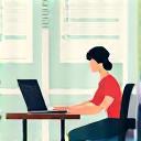 Illustration representing workplace health program